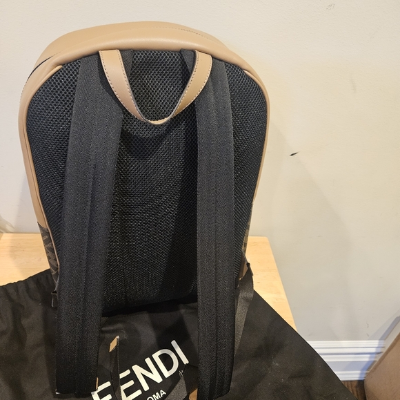 Fendi Diagonal FF Logo Men's Backpack NWT - Picture 5 of 11